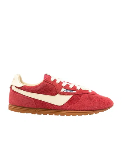 Autry Windspin Low Woman Suede Leather Sneakers