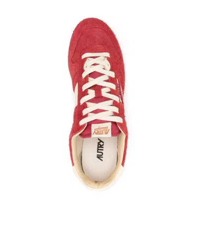 Autry Windspin Low Woman Suede Leather Sneakers