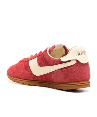 Autry Windspin Low Woman Suede Leather Sneakers