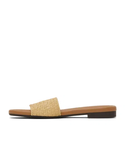 Rag & Bone Square Toe Slippers In Brown
