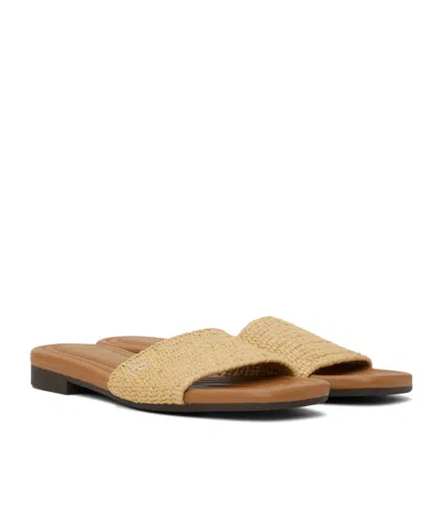 Rag & Bone Square Toe Slippers In Brown