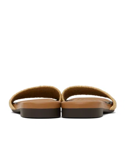 Rag & Bone Square Toe Slippers In Brown