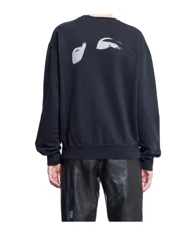 Ann Demeulemeester Long Sleeve Sweatshirt In Black