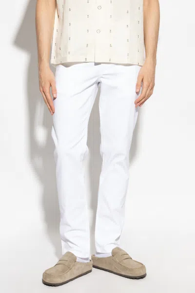 Rag & Bone Belt Loops Slacks In White