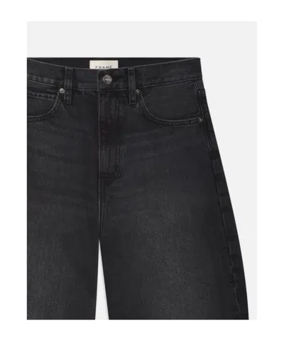 Frame The Bubble Crop High Rise Jeans In Limitless