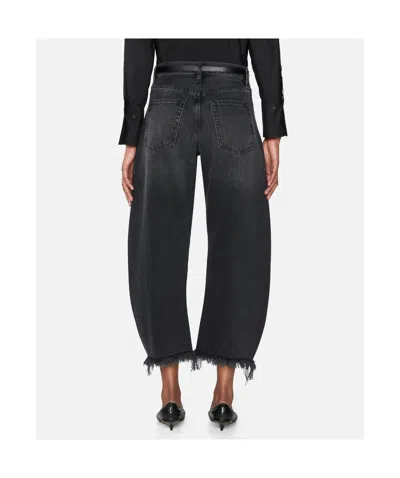 Frame The Bubble Crop High Rise Jeans In Limitless