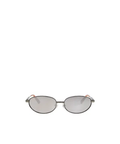 Jacquemus Logo-print Sunglasses In Gray