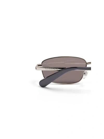 Jacquemus Full Frame Sunglasses In Metallic