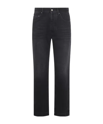 Amiri Straight Trousers With Five Pockets And Belt Loops