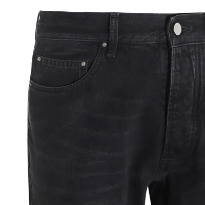 Amiri Straight Trousers With Five Pockets And Belt Loops