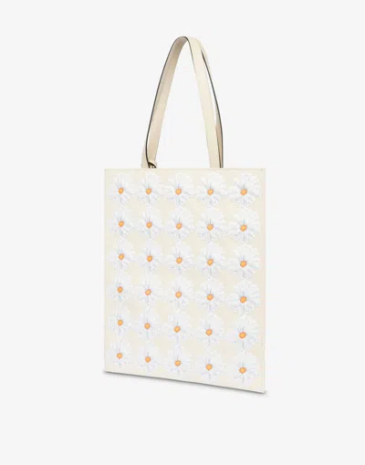 Moschino Floral Patch Tote Bag