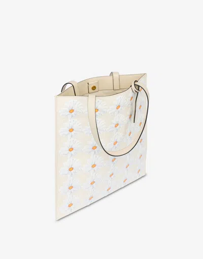 Moschino Floral Patch Tote Bag