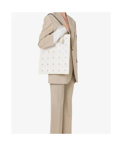 Moschino Floral Patch Tote Bag