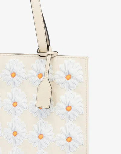 Moschino Floral Patch Tote Bag