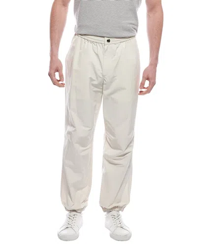 Theory Zaine Pant In Printed Precision Ponte In Neutral