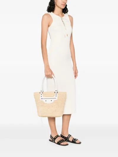 Balenciaga Medium Le City Basket Tote Bag In Multi