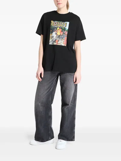 Dime Pothole T-shirt In Black