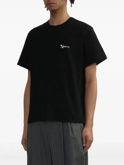 Khoki Text-print T-shirt In Black