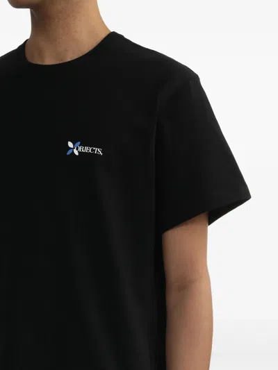 Khoki Text-print T-shirt In Black