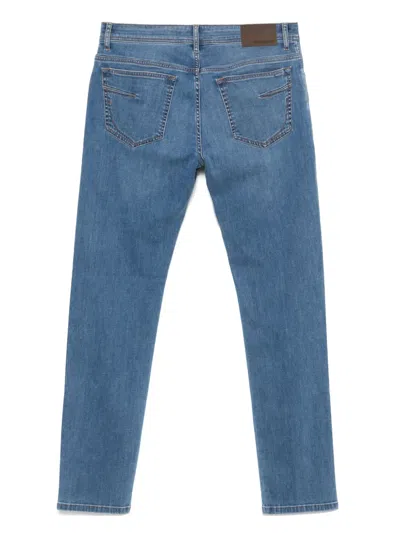 Corneliani Logo-embroidered Jeans