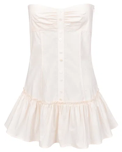 My Mum Made It Button Mini Dress