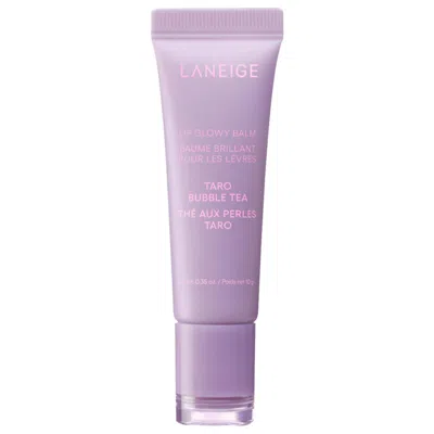 Laneige Lip Glowy Lightweight Hydration Balm With Shea Butter Taro Bubble Tea 0.35 Oz/10 G