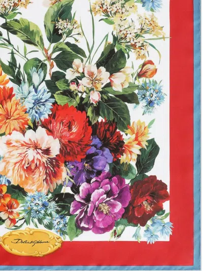 Dolce & Gabbana Floral Silk Scarf