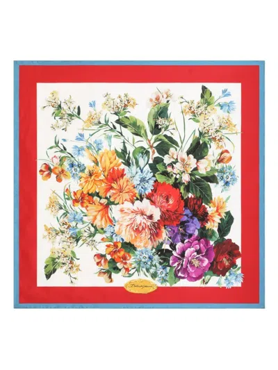 Dolce & Gabbana Floral Silk Scarf