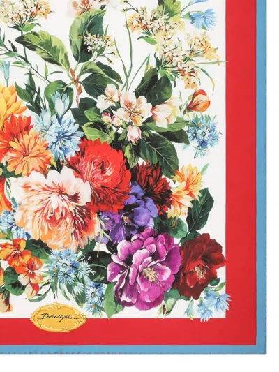 Dolce & Gabbana Floral Silk Scarf