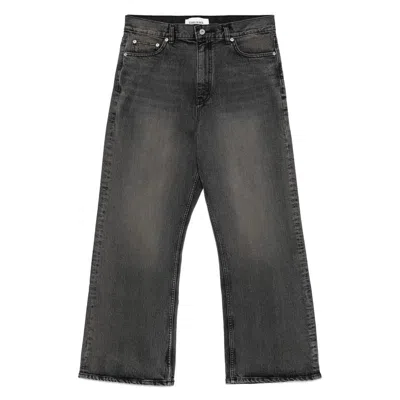 Tonywack Denim Wide-leg Jeans In Gray