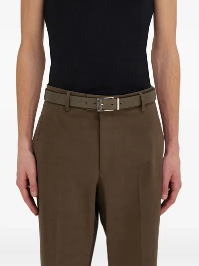 Ferragamo Reversible And Adjustable Belt In Brown