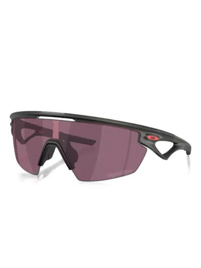 Oakley Sphaera Logo-engraved Sunglasses In Black