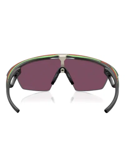 Oakley Sphaera Logo-engraved Sunglasses In Black