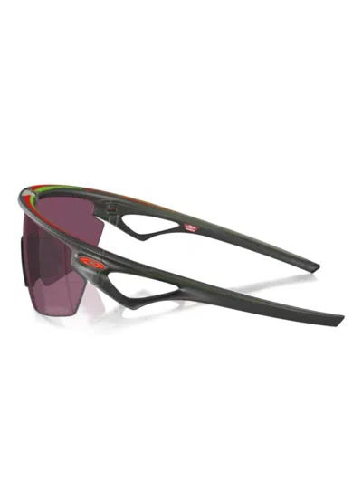 Oakley Sphaera Logo-engraved Sunglasses In Black