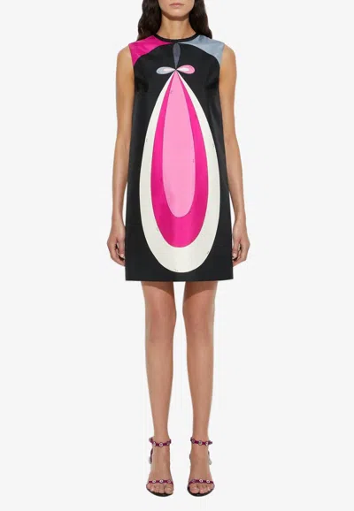 Pucci Maddalena Print Silk Mini Dress