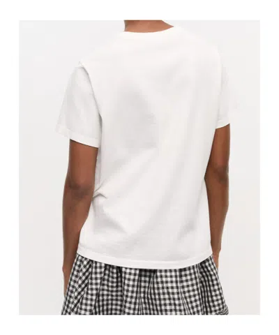 Ganni Animals White T-shirt