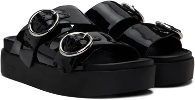 Rag & Bone Woman Sandals Black Size 8 Leather