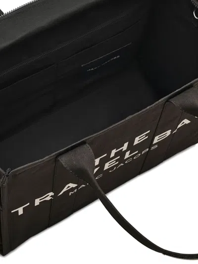 Marc Jacobs The Large Canvas Travel Tote Bag In Black