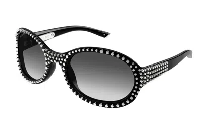 Gucci Gg2013s Studded Oval-frame Sunglasses
