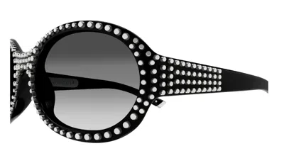 Gucci Gg2013s Studded Oval-frame Sunglasses