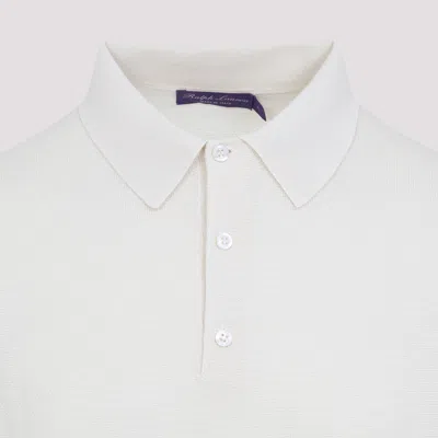 Ralph Lauren Silk-cotton Blend Sweater With Polo Collar