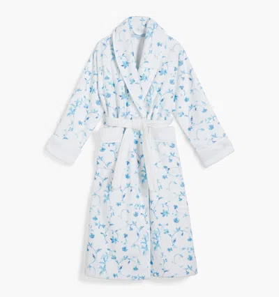 Hill House Home The Hotel Robe In Blue Botanical