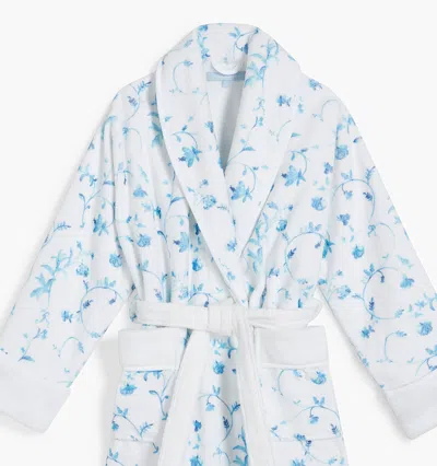 Hill House Home The Hotel Robe In Blue Botanical
