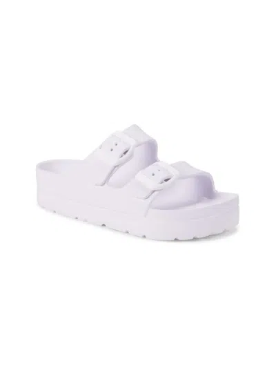 Mia Girl's Little Kiana Double-strap Platform Slides