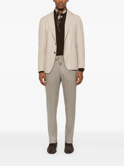 Tagliatore Long-sleeved Suit Jacket