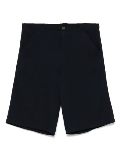 Comme Des Garçons Knee-length Shorts With Wide Leg In Black
