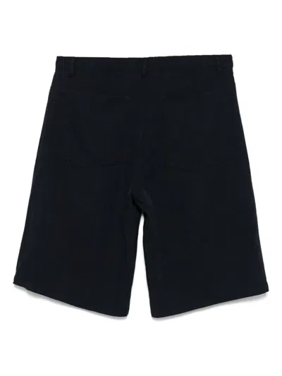 Comme Des Garçons Knee-length Shorts With Wide Leg In Black