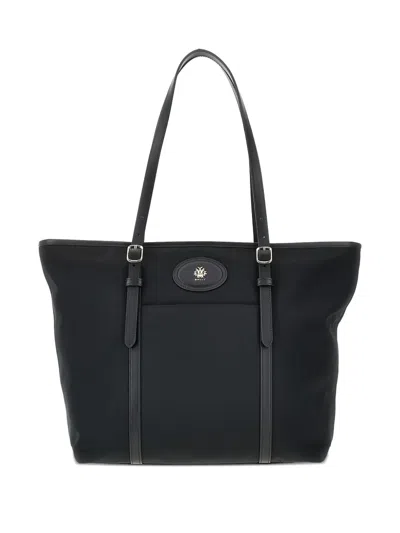 Bally 'b-light' Nylon And Leather Tote Bag