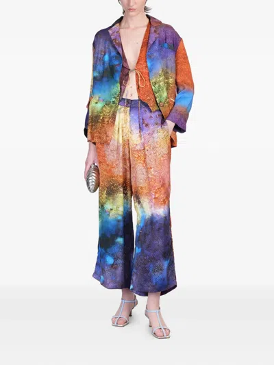 Yavi Abstract-print Blazer