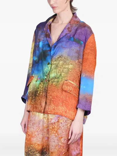 Yavi Abstract-print Blazer